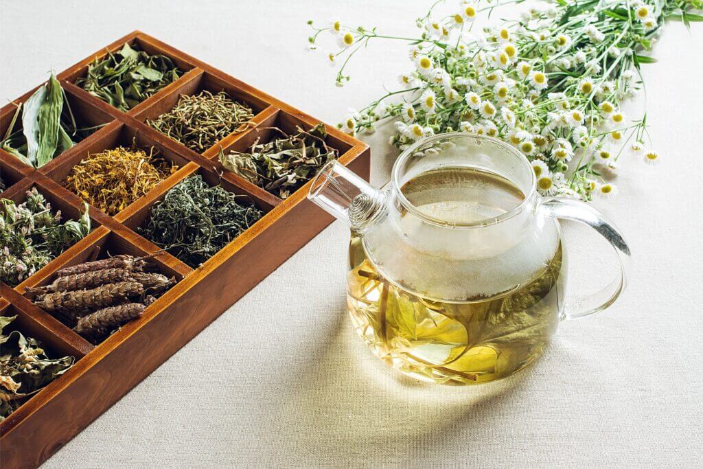 Healing properties of herbal teas
