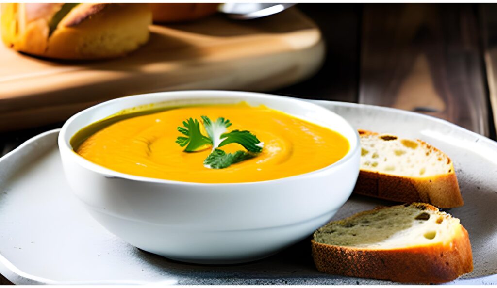 Spiced Carrot Ginger Soup Recipe