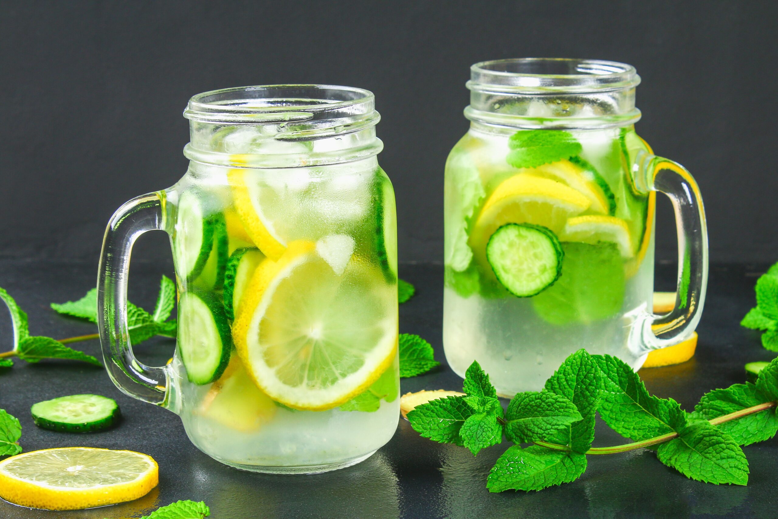 Drinking Lemon and Cucumber Water Everyday